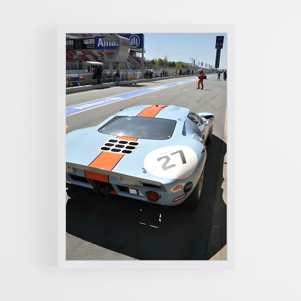 Poster GT40 Racing Spirit – affiche Ford (vue 3)